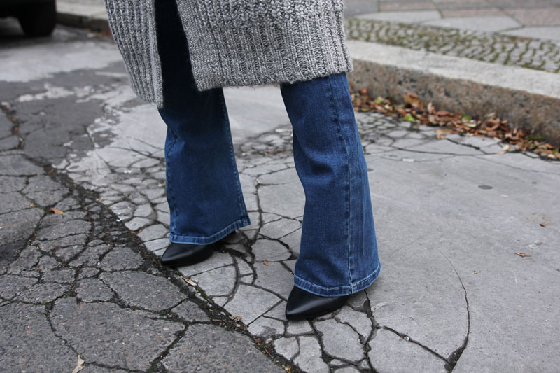 flare jeans asos maxi cardigan knit 1