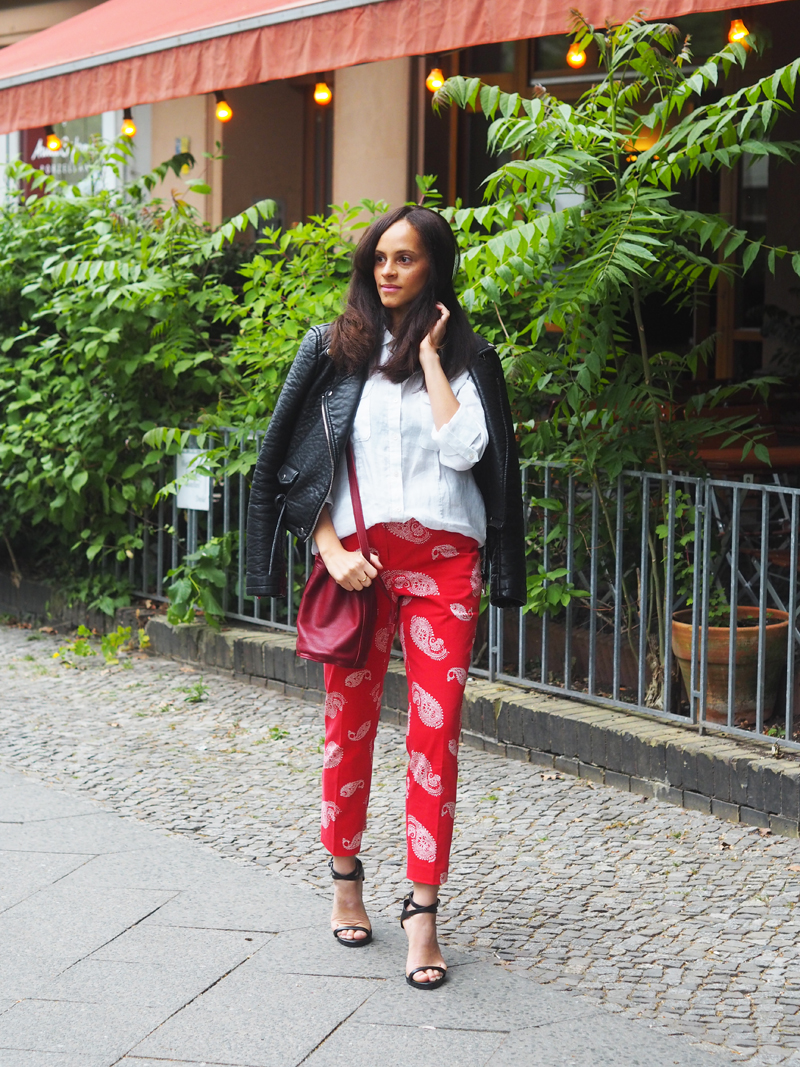Outfit : my Paisley Pants from Lands’ End
