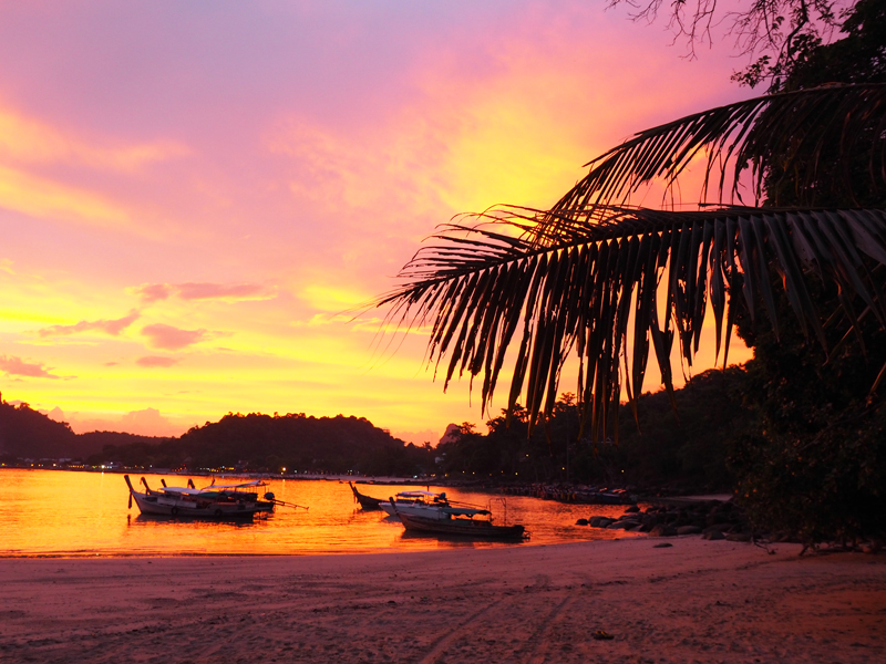 sunset Koh Phi Phi Island