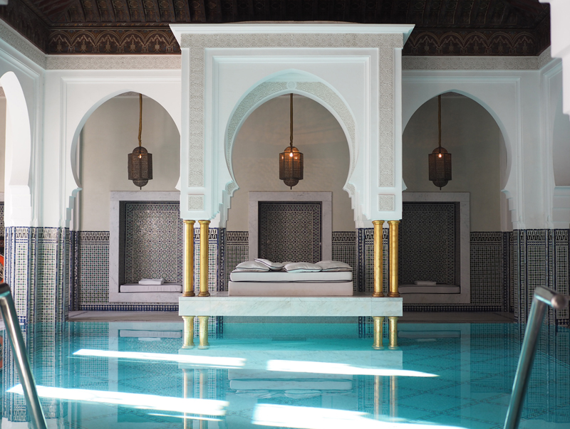 La Mamounia luxury hotel Marrakech indoor pool