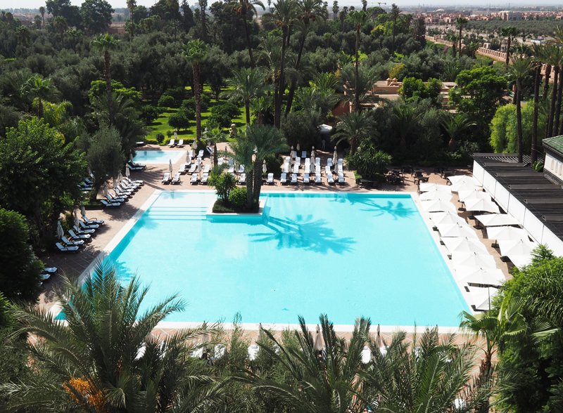 La Mamounia luxury hotel Marrakech pool