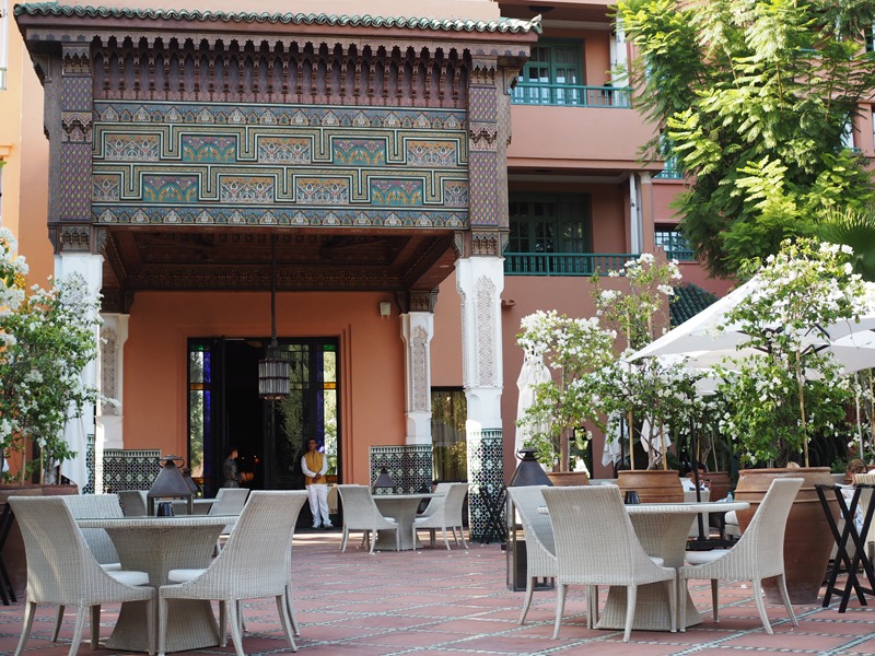 La Mamounia luxury hotel Marrakech garden