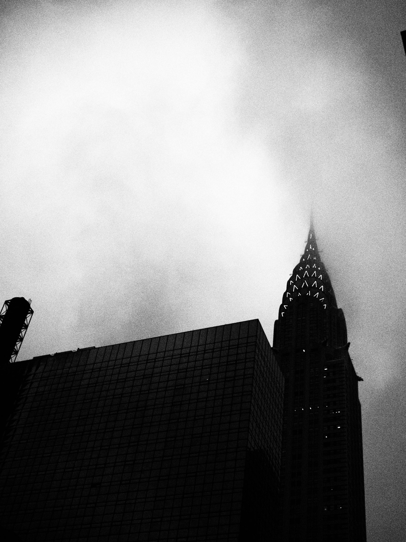 Empire state building Black and white through the Olympus PEN E-PL7 filters