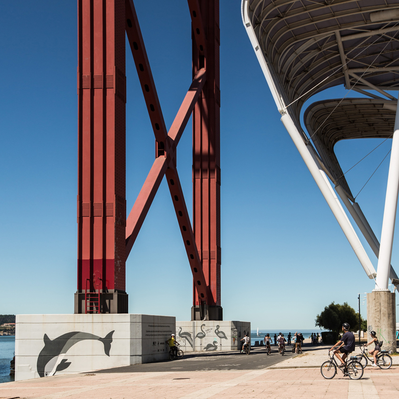 E Bike tour Big Bridge Lisbon