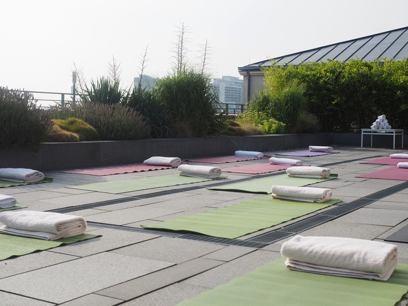 Rooftop Yoga Berlin at Hotel de Rome