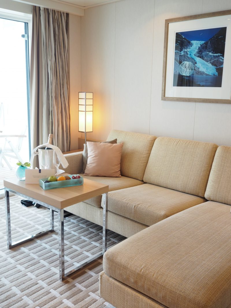 On board one of the most luxurious cruise ship : The MS Europa 2 Veranda suite