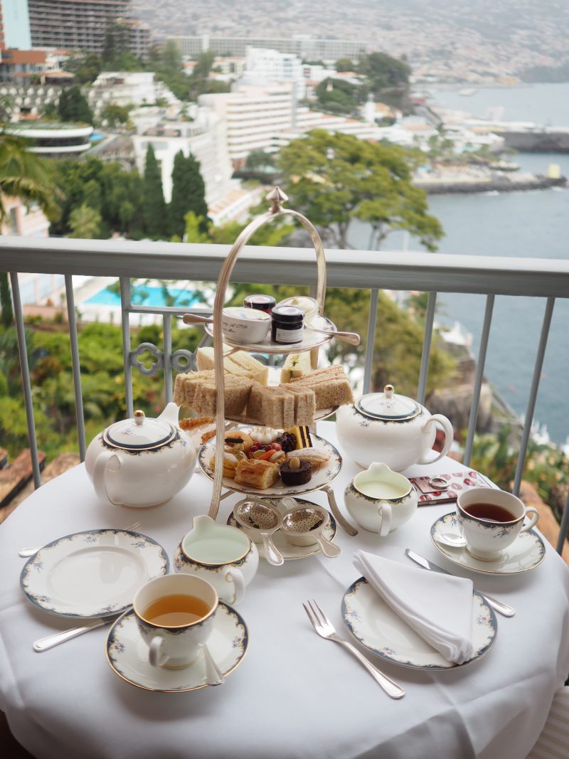 afternoon tea The Belmond Reid's palace Funchal Madeira
