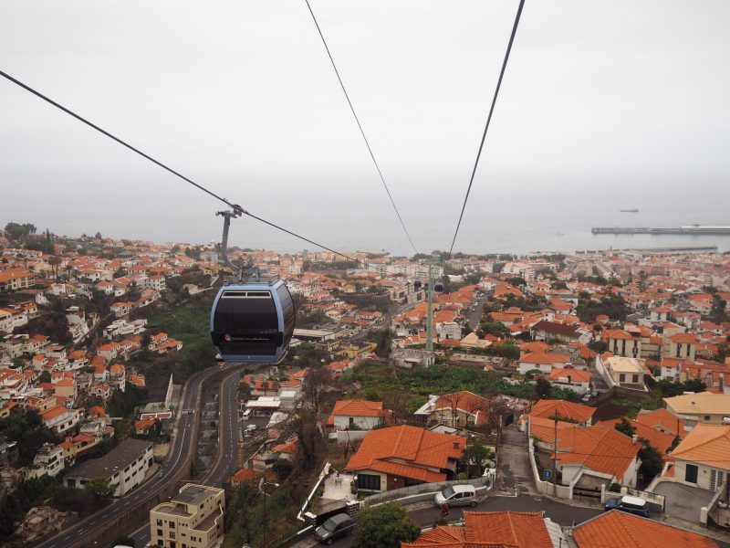 cable car Monte Funchal Madeira
