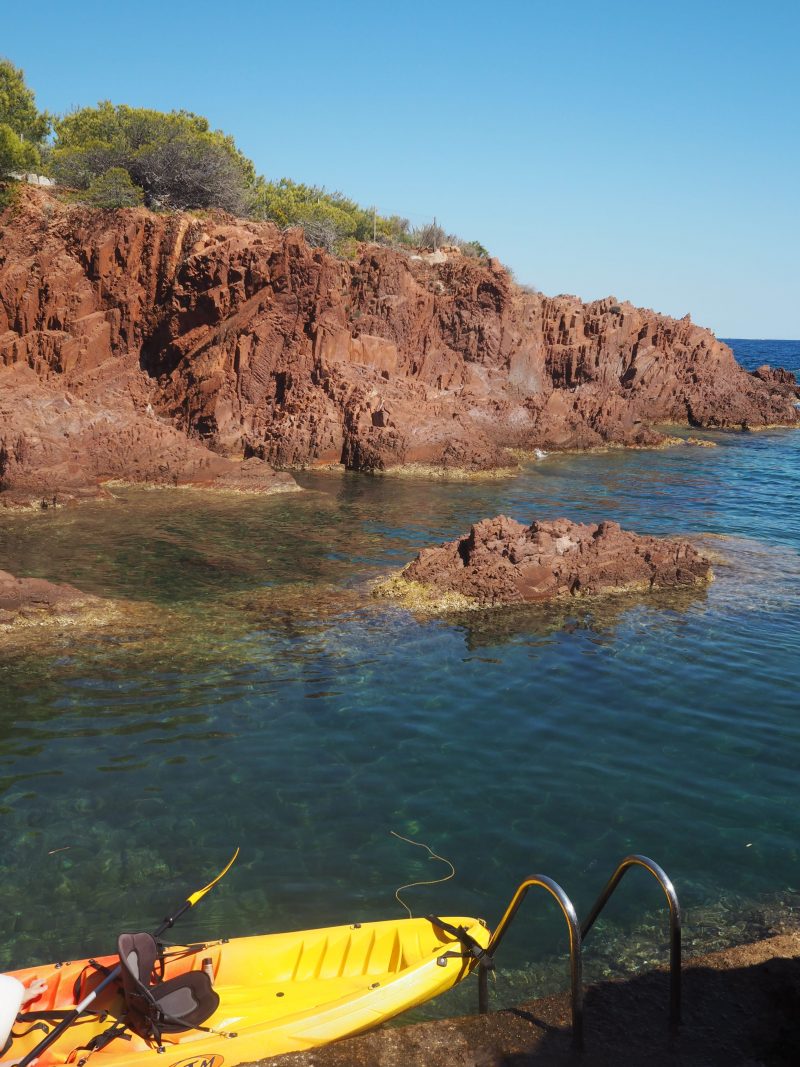 Places to visit in South of France top French Riviera beaches Kayak Agay Esterel France