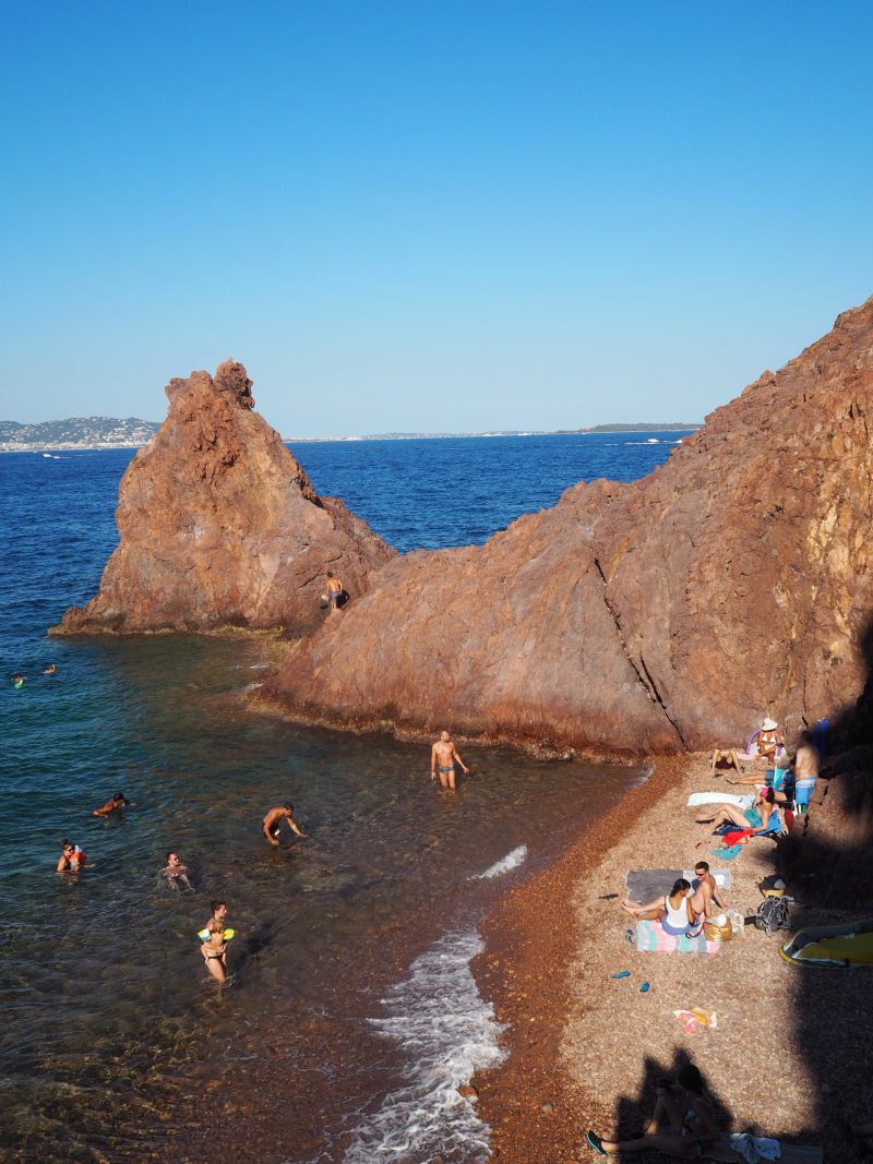 Places to visit in South of France top French Riviera beaches Plage de la Gardanne théoule sur mer