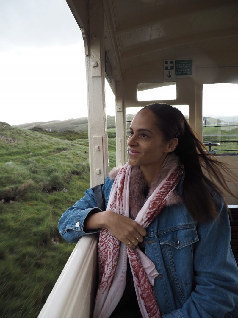 travel blogger Great Orme Tramway