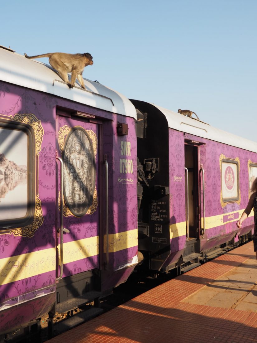 The Golden Chariot Luxury train, Karnataka, India Stock Photo - Alamy