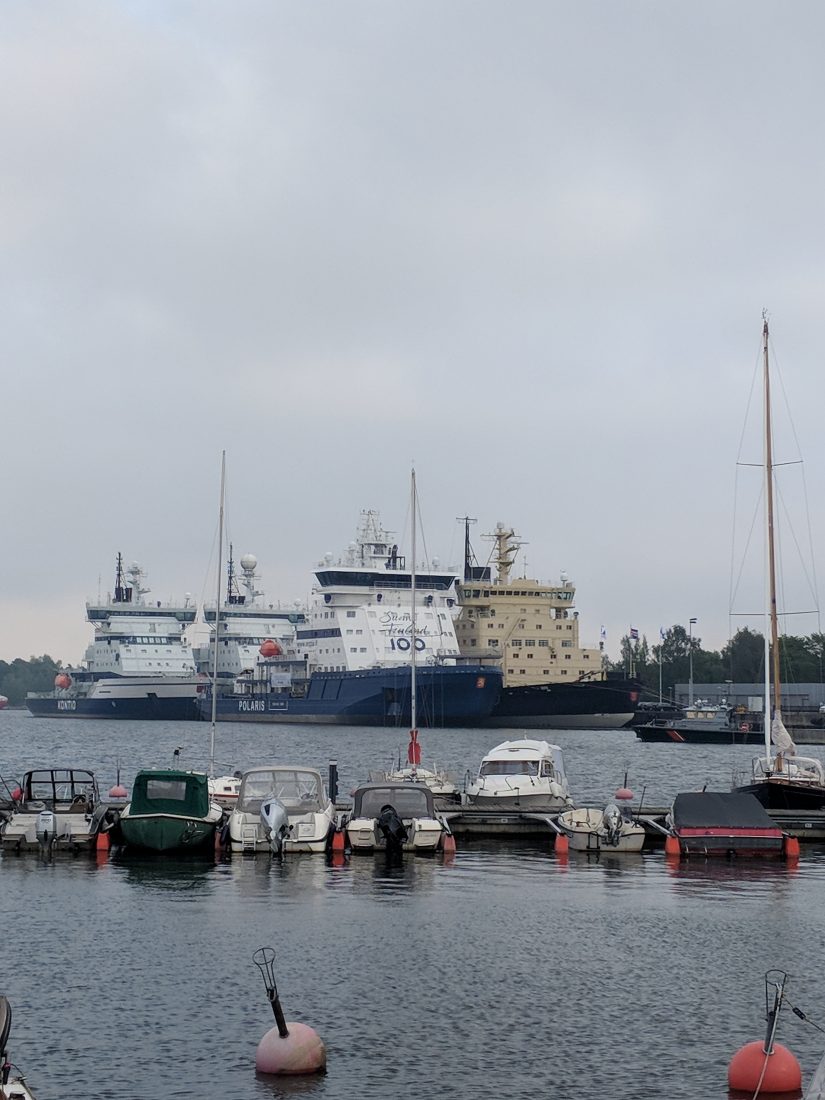 Layover in Helsinki icebreaker ship