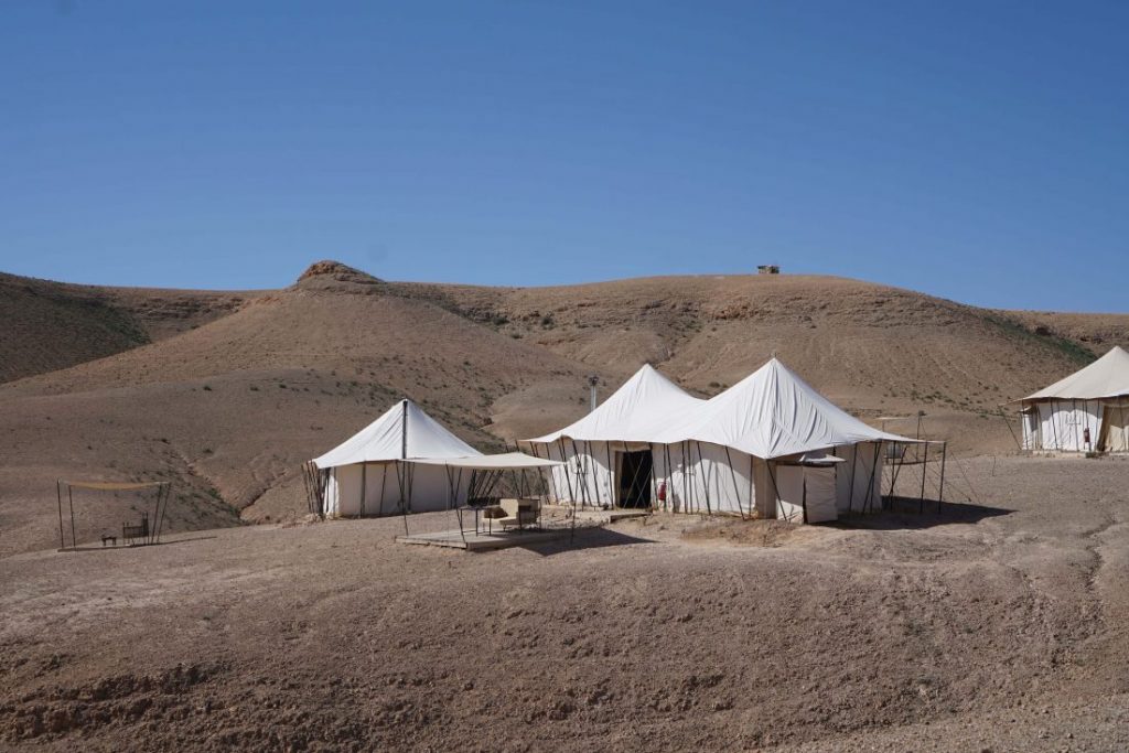Glamping in Agafay desert at Scarabeo camp – Marrakech 4