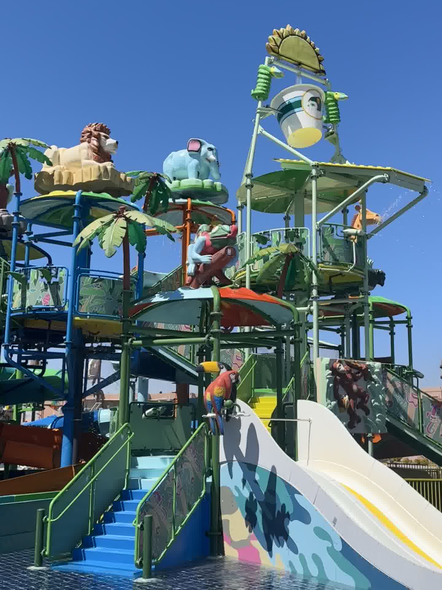 Kids Slides new jungle aqua park water valley neverland hurghada