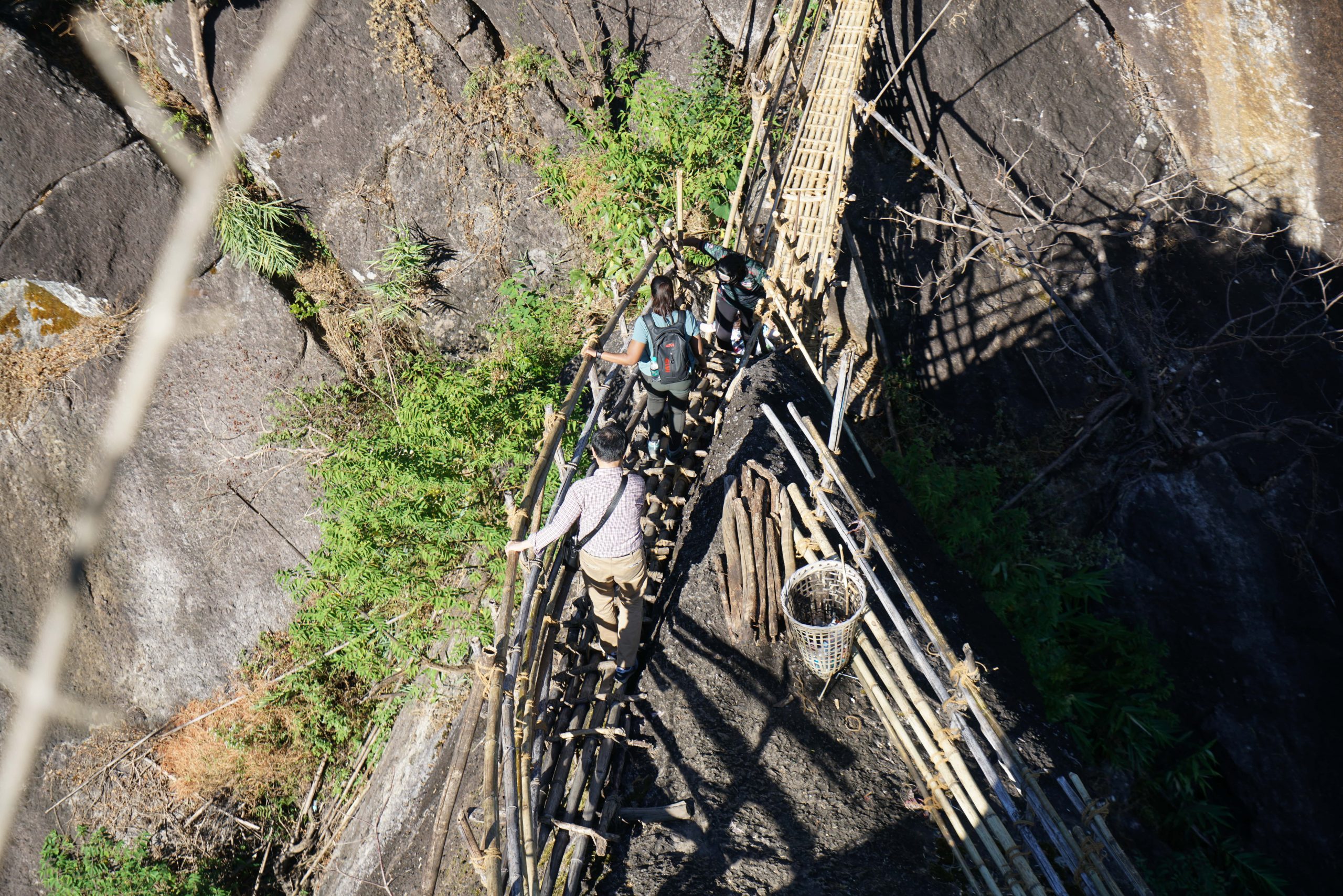 Trek Mawryngkhang bamboo bridge Meghalaya